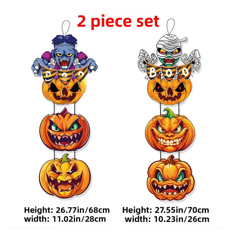 Halloween Party Decoration Yard Arrangement Customizable Door Hanging Ornament For Shopping Mall And Bar Halloween Festive Atmosphere