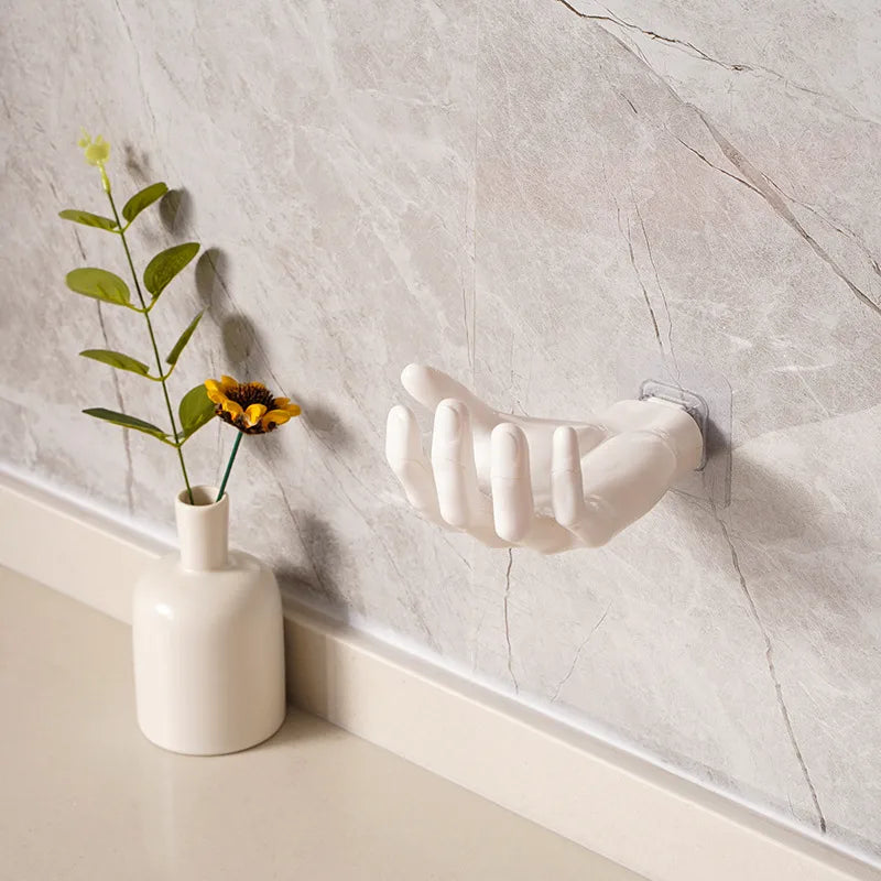 retro hand solid color resin hooks 1 piece