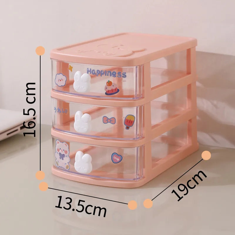 Solid Color PS Plastic Simple Style Storage Box