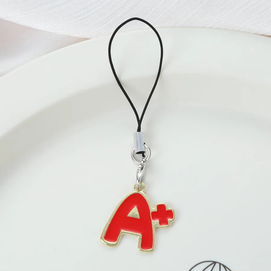 Simple Style Classic Style Letter Alloy Asymmetrical Keychain