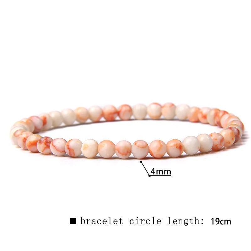 Simple Style Geometric natural stone Bracelets In Bulk