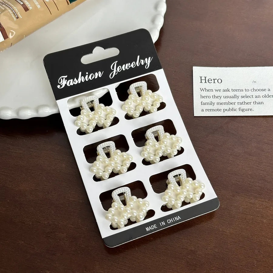 Duowei Jewelry New Version Mini Pearl Hair Accessories Small Elegant Hair Accessories Versatile Bangs Hair Clips Shower Hair Clips