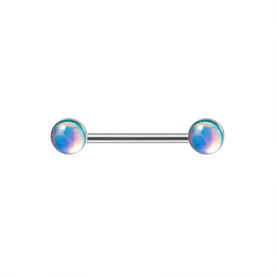 1 Piece Nipple Rings & Studs Casual Elegant Vacation Geometric 304 Stainless Steel Inlay Resin