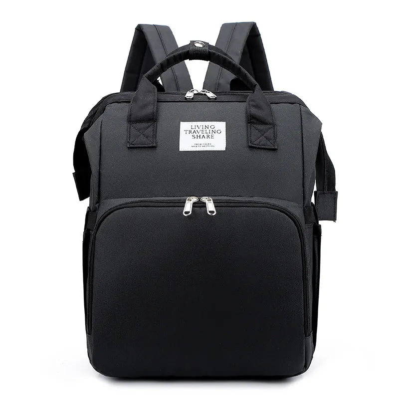 Wholesale  multi-functional mommy bag with USB large capacity baby bag folding baby bag to be produced bag mother bag
