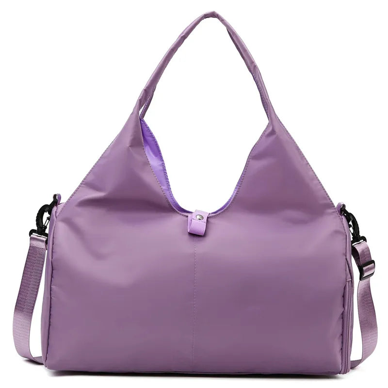 Women'S Basic Sports Solid Color Oxford Cloth Waterproof Travel Bags