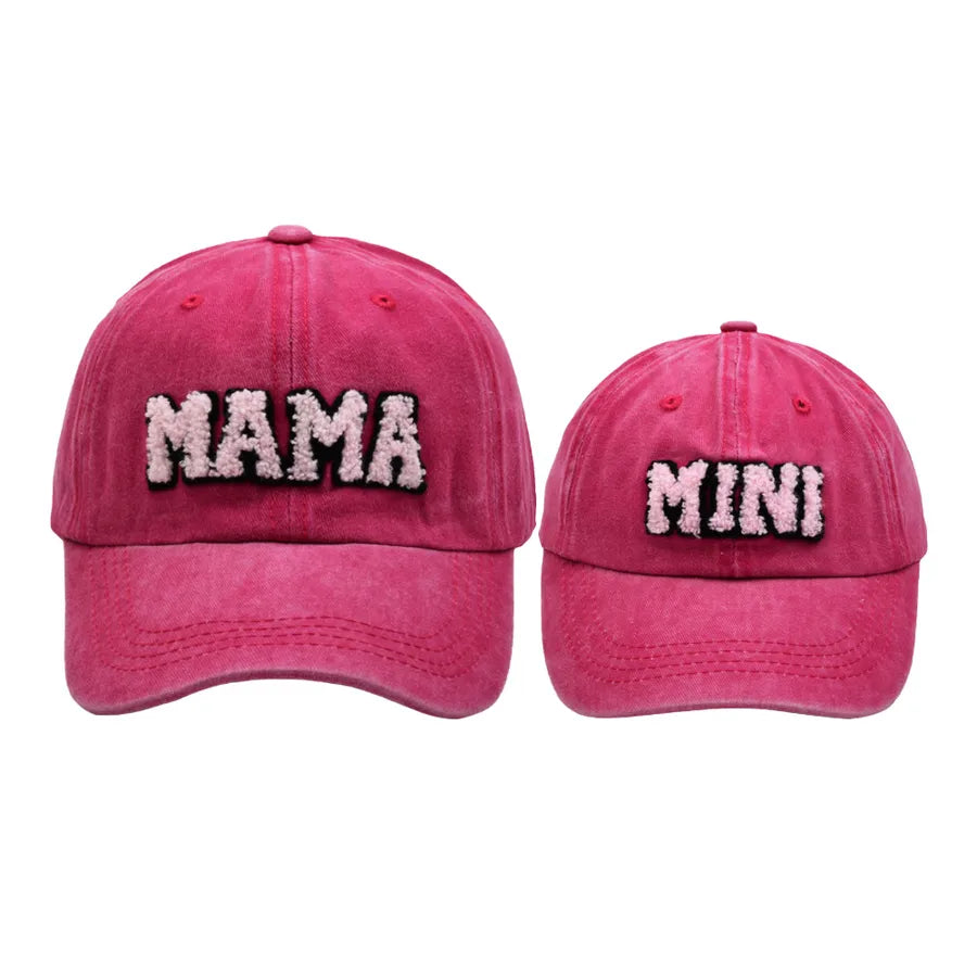 kid's women's streetwear letter curved eaves baseball cap