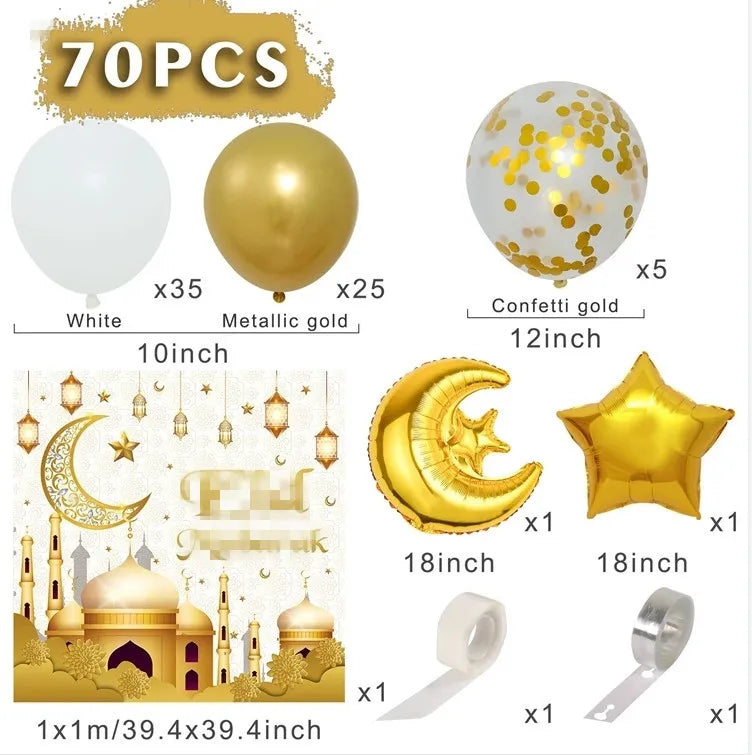 Cute Star Moon Aluminum Film Party Festival Balloons Party Supplies Balloons 1 Set