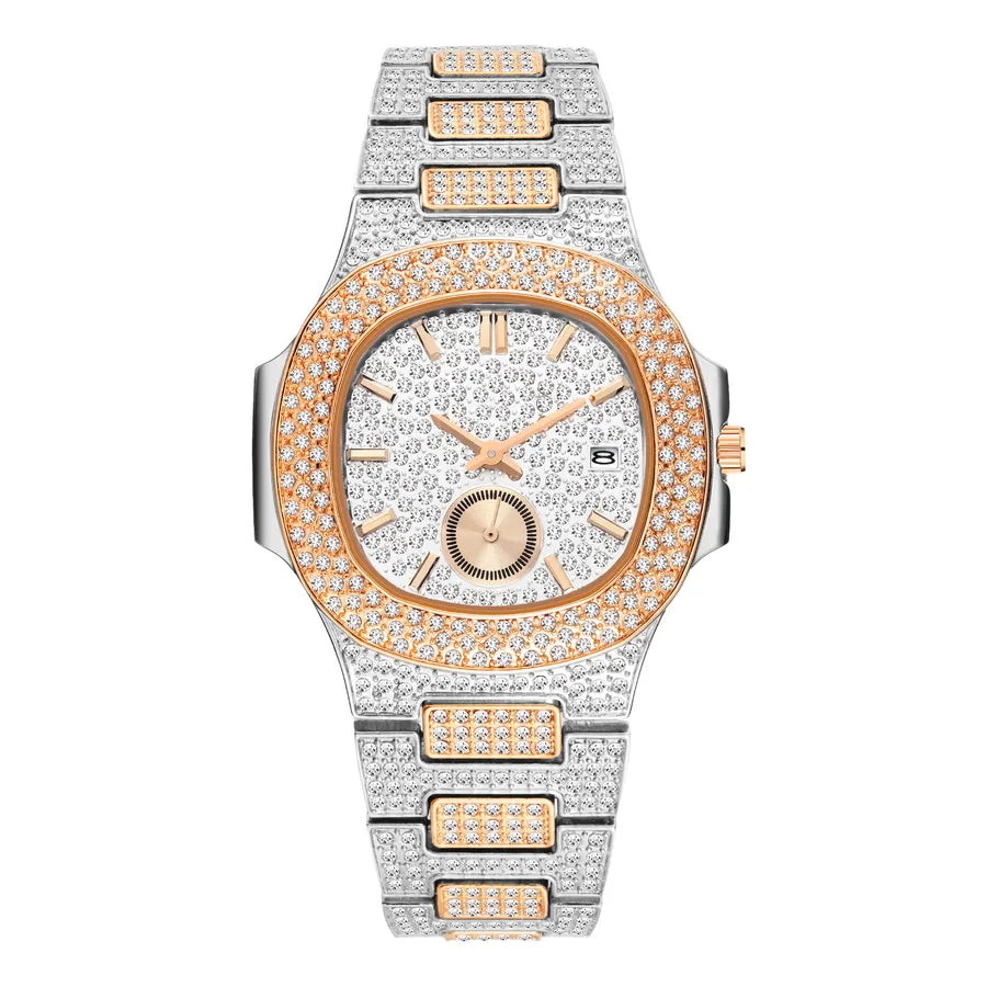 Casual Elegant Geometric Butterfly Double Snap Quartz Men's Watches