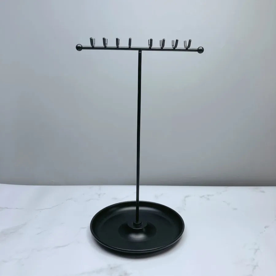 1 Piece Metal Iron Modern Style Classic Style Double Row 8 Hook Jewelry Display Jewelry Rack