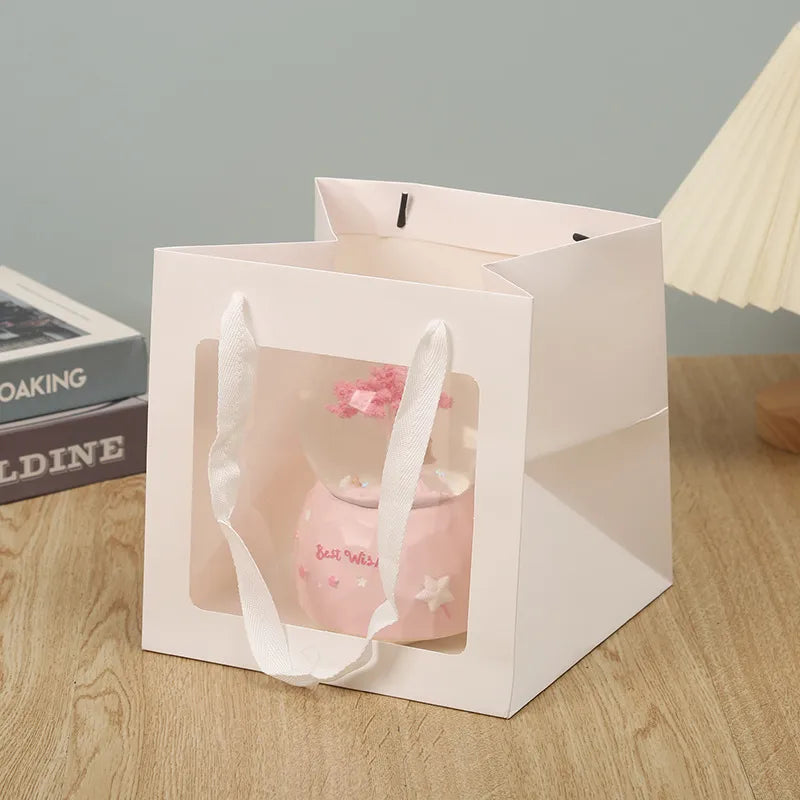 Cute Romantic Solid Color White card Party Birthday Gift Wrapping Supplies Party Supplies Gift Wrapping Supplies 1 Piece