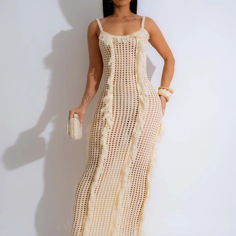 Women's Grid Elegant Sexy Cover Ups