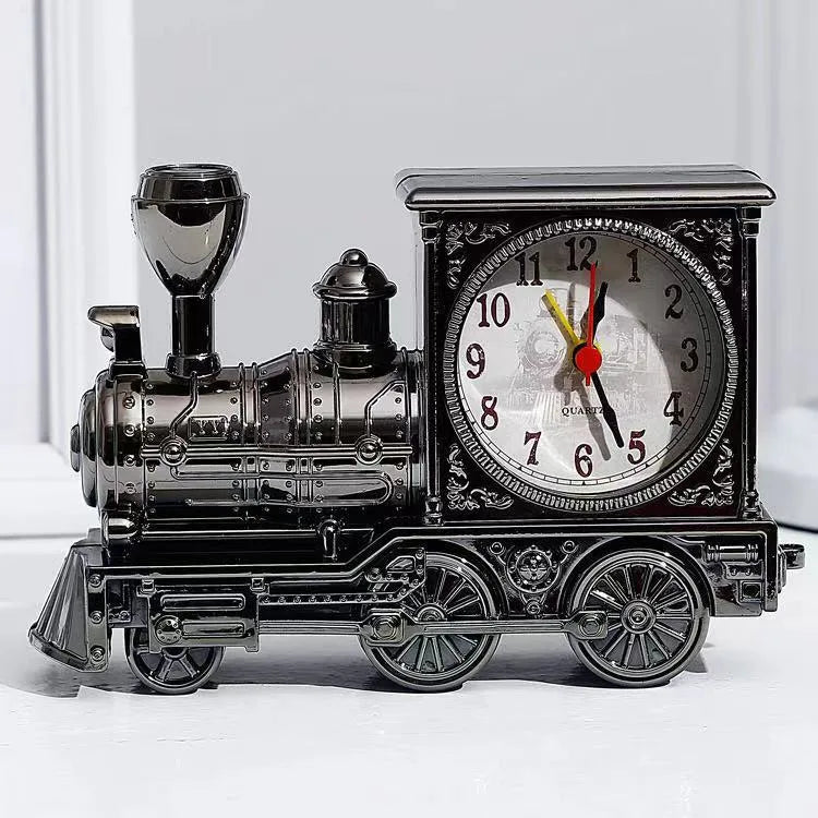 Retro Train ABS Alarm clock Artificial Decorations