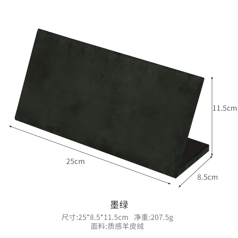 1 Piece Cashmere leather Retro Classic Style Solid Color Jewelry Display Jewelry Rack