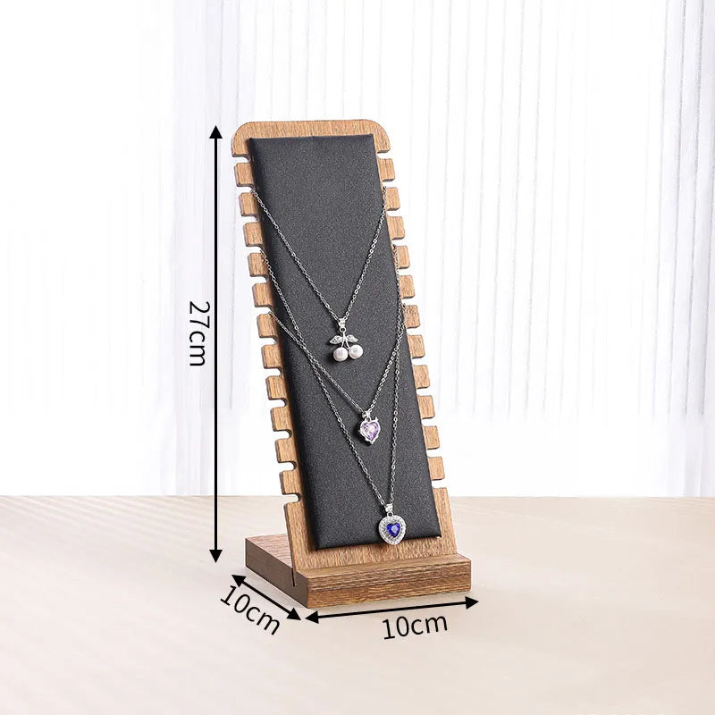 Casual Simple Style Geometric solid wood Jewelry Display 1 Piece