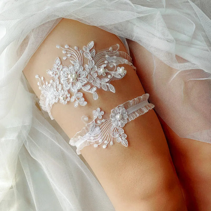 Bridal Solid Color Wedding Garter