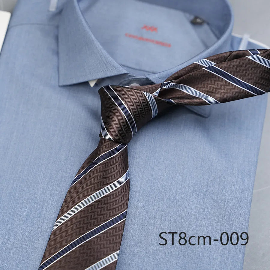 Casual Stripe Polyester Yarn Men's Tie