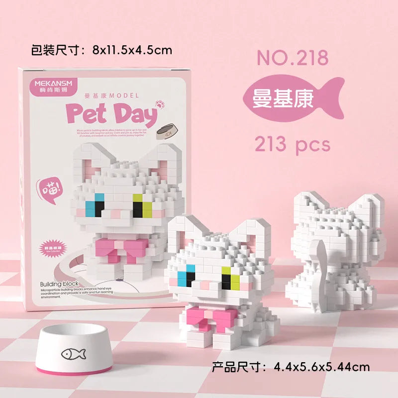 Kids(7-16Years) Children Unisex Cartoon Character Plastic Building Toys Learning & Education Toys