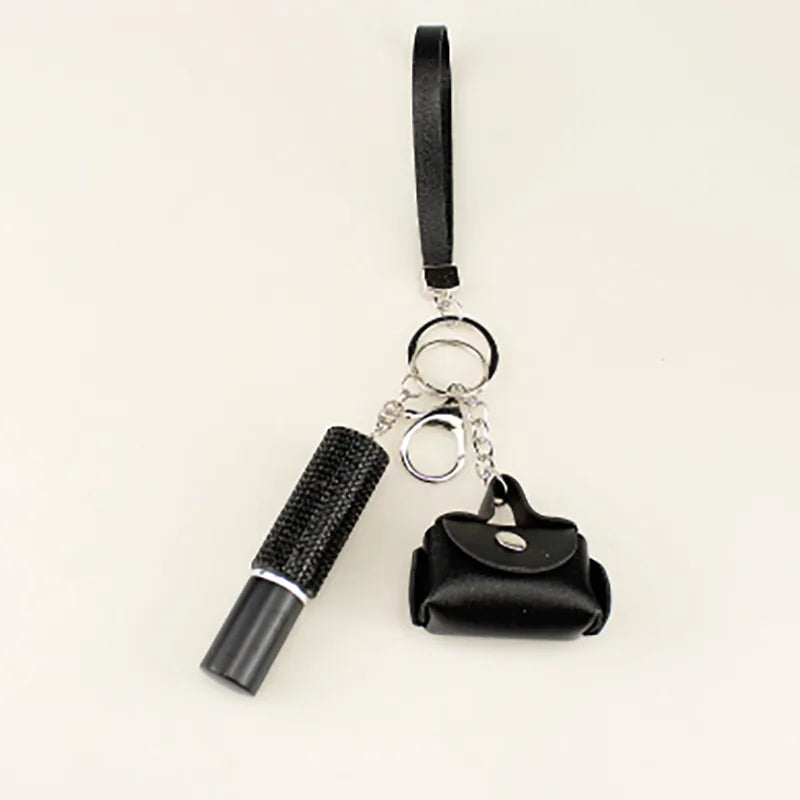 Casual Elegant Geometric Pu Leather Alloy Keychain