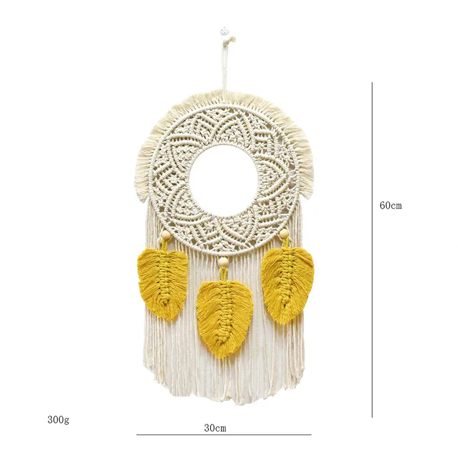casual vacation solid color cotton pendant wall art