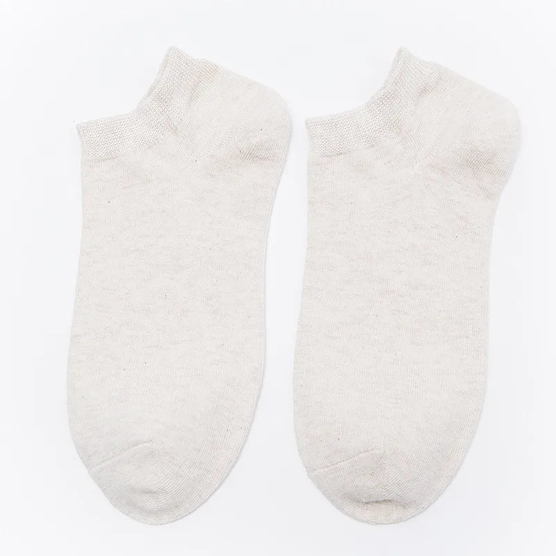 Casual Elegant Men's Stripe Cotton Ankle Socks A Pair