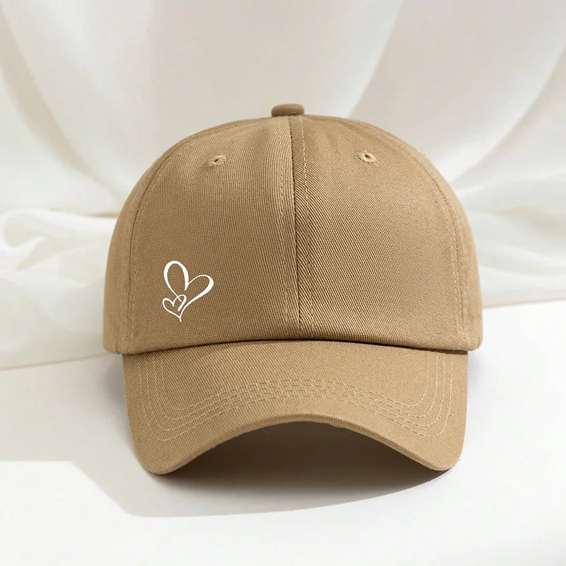 Unisex Vacation Classic Style Solid Color Curved Eaves Baseball Cap