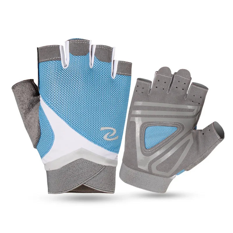 Women's Yoga Spinning Non-slip Men's Half-finger Breathable Wear-resistant Equipment Dumbbell Training Sports Gloves Fitness Gloves