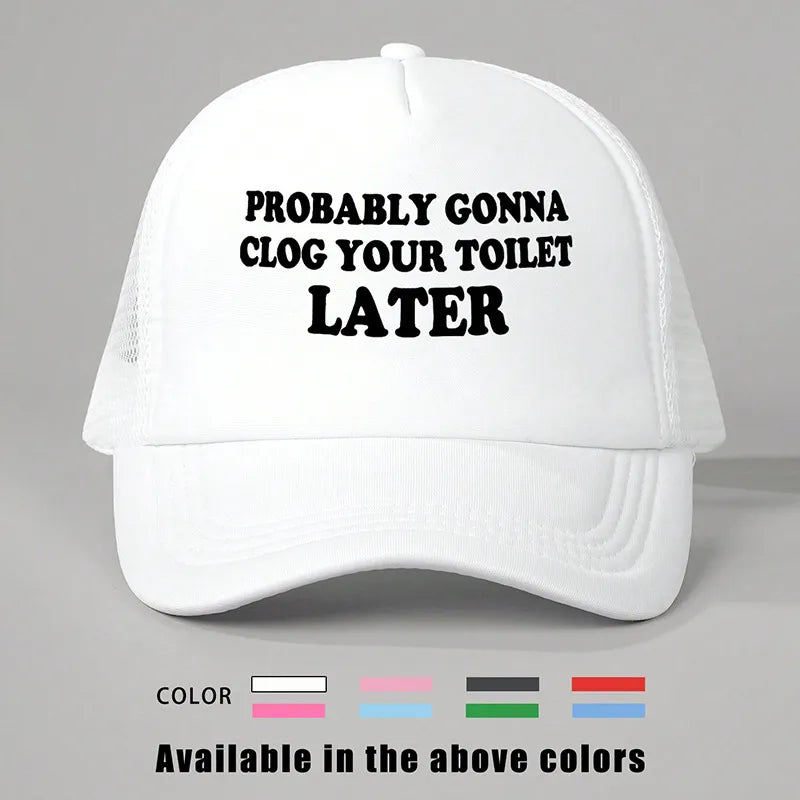 Women's Vacation Classic Style Letter English Letters Curved Eaves Baseball Cap