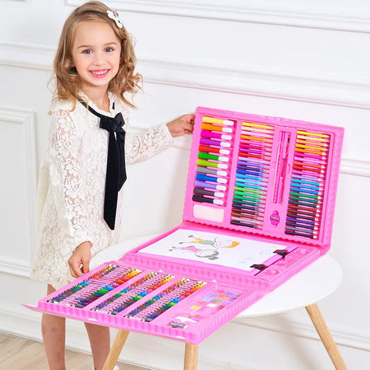 1 set solid color learning plastic casual watercolor pen