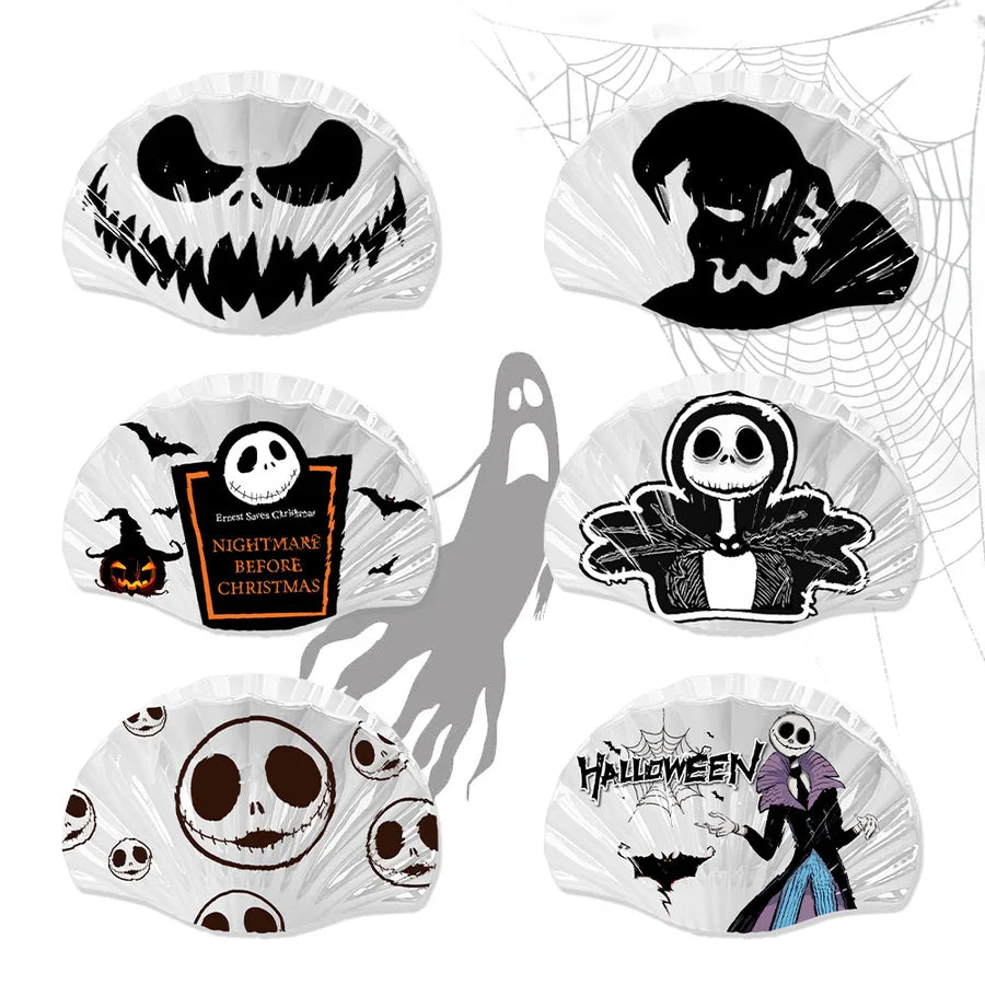 Halloween Shark Hair Clip Scary Skeleton Design Christmas Nightmare Before Christmas Ghost Hair Accessories Dark Style Acrylic