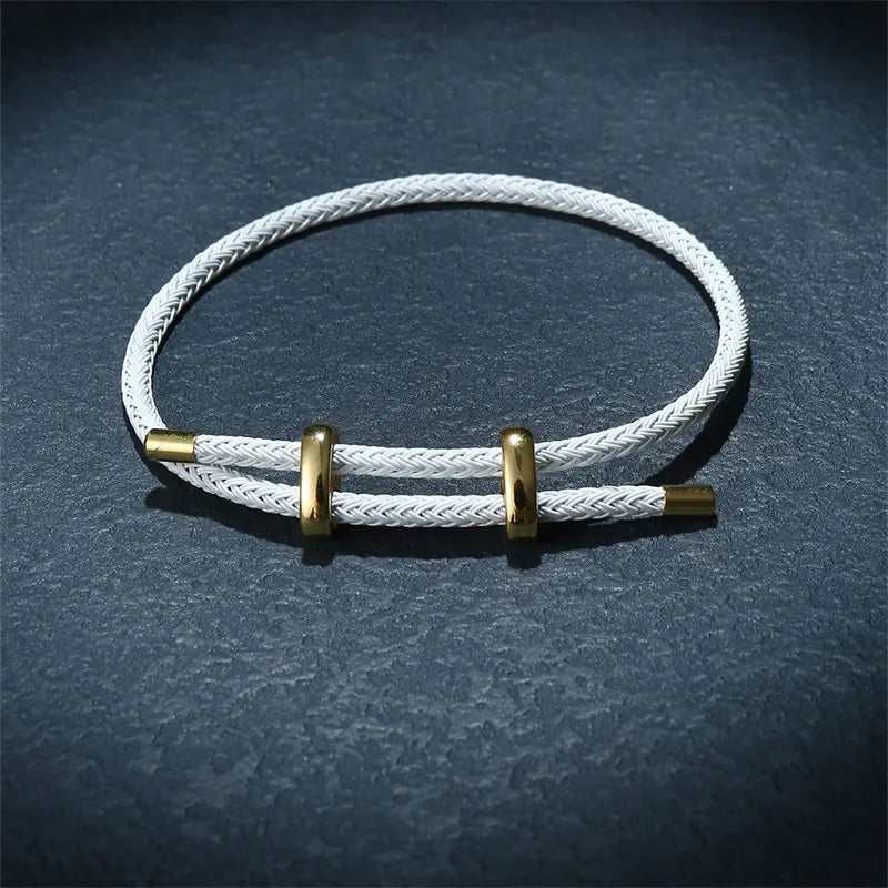 Casual Punk Cool Style Leaf Skull Pu Leather Alloy Halloween Men's Bracelets