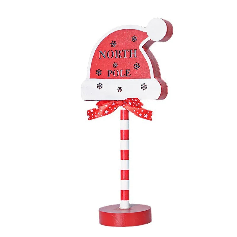 Christmas Cartoon Style Fruit Wood Party Lightings