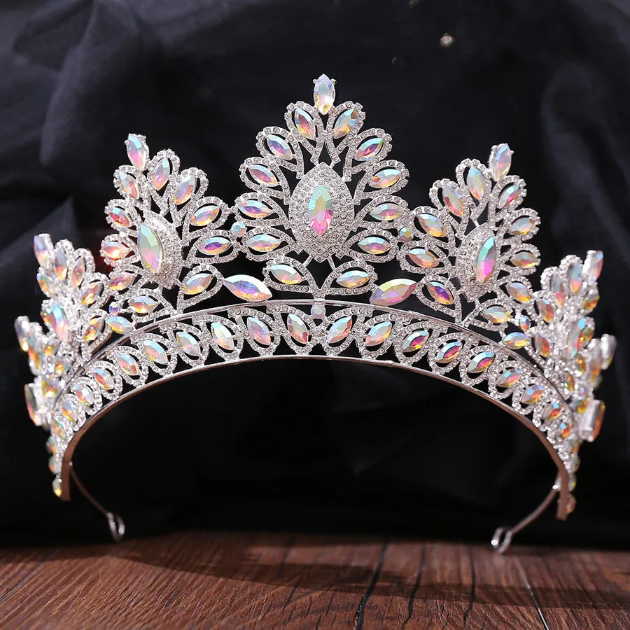 fashion water droplets crown alloy rhinestone crown 1 piece
