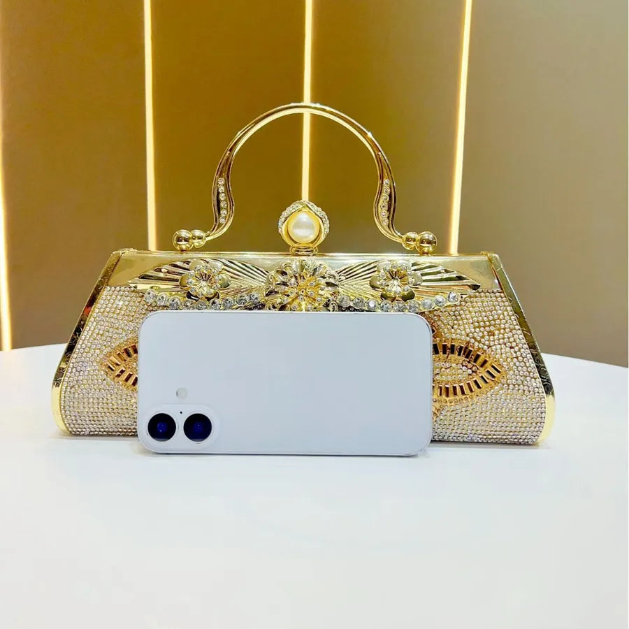 New Women's Large Capacity Handbag Evening Bag Shoulder Crossbody Bag Handbag Polyester Square Bag Lock Buckle Fashion Element