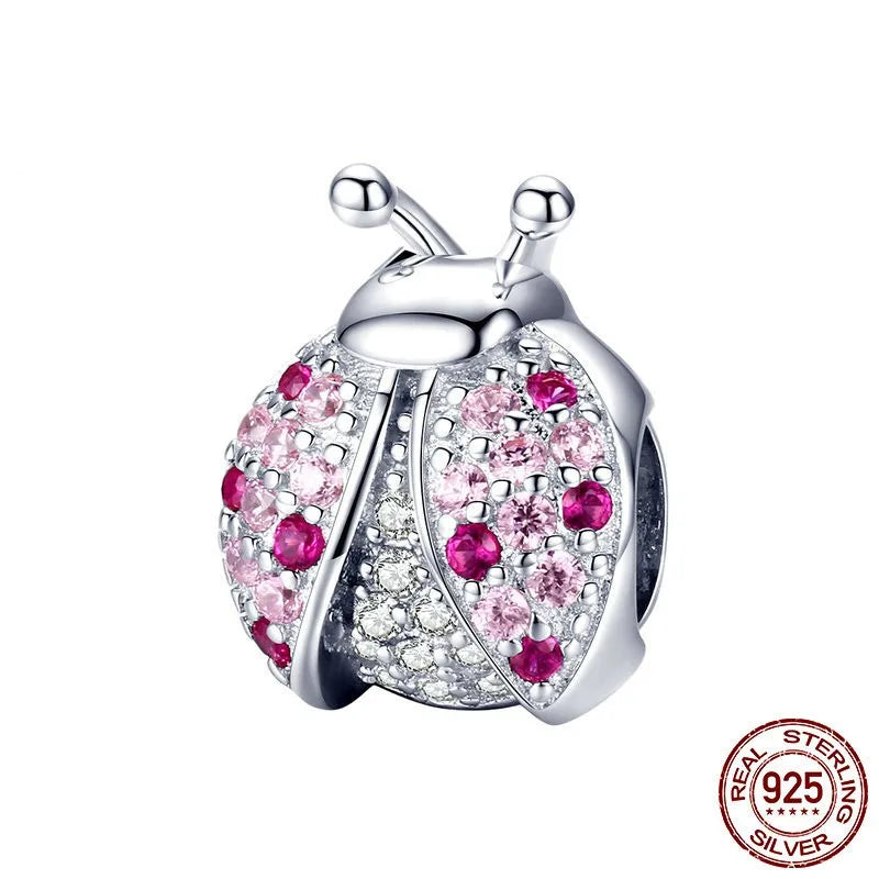 1 Piece 925 Sterling Silver Zircon Solid Color Pendant Jewelry Accessories