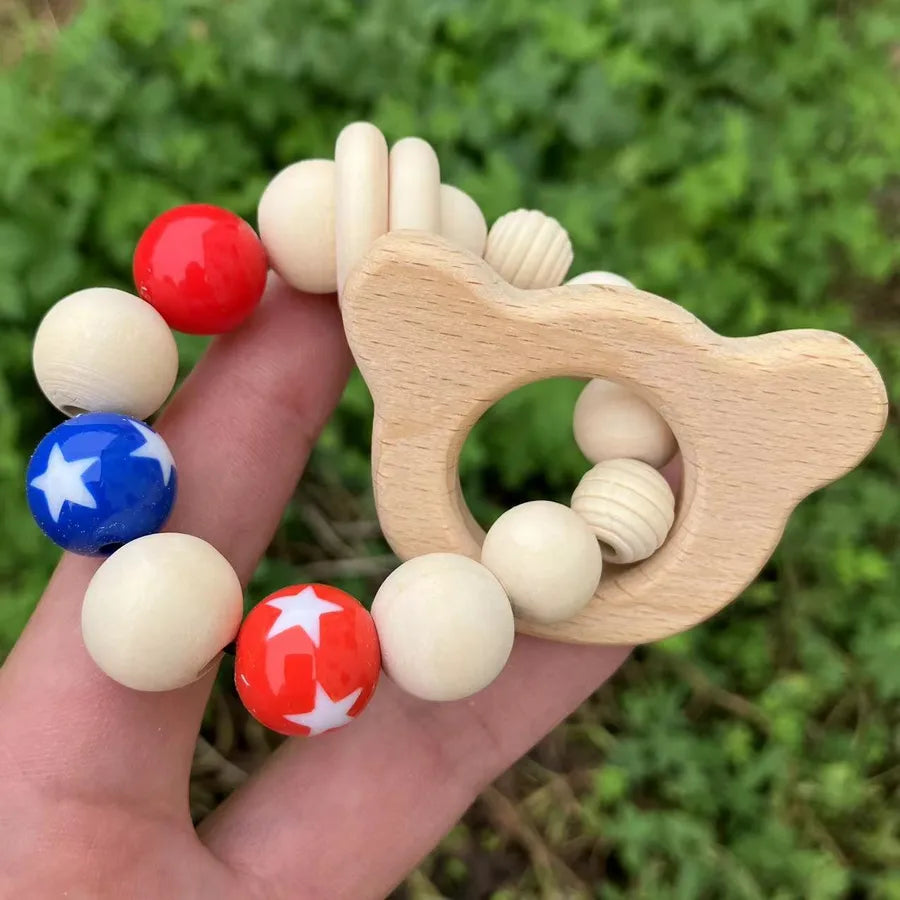 baby toys bear wood toys
