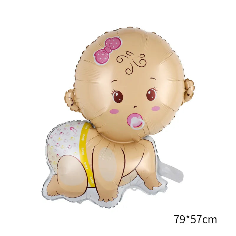 Birthday Cute Human Aluminum Film Party Festival Balloons