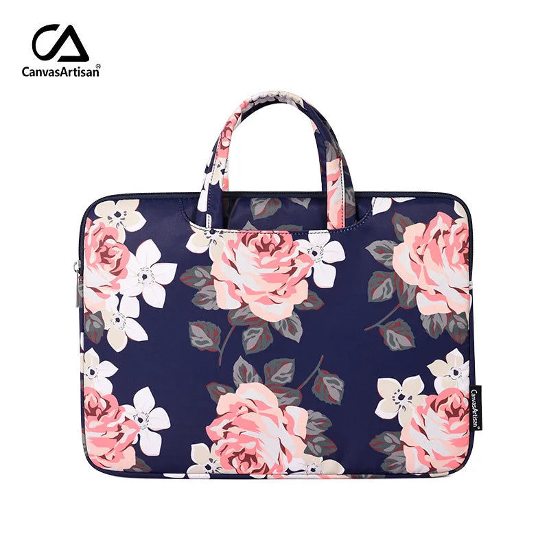 women's streetwear flower polyester waterproof briefcases