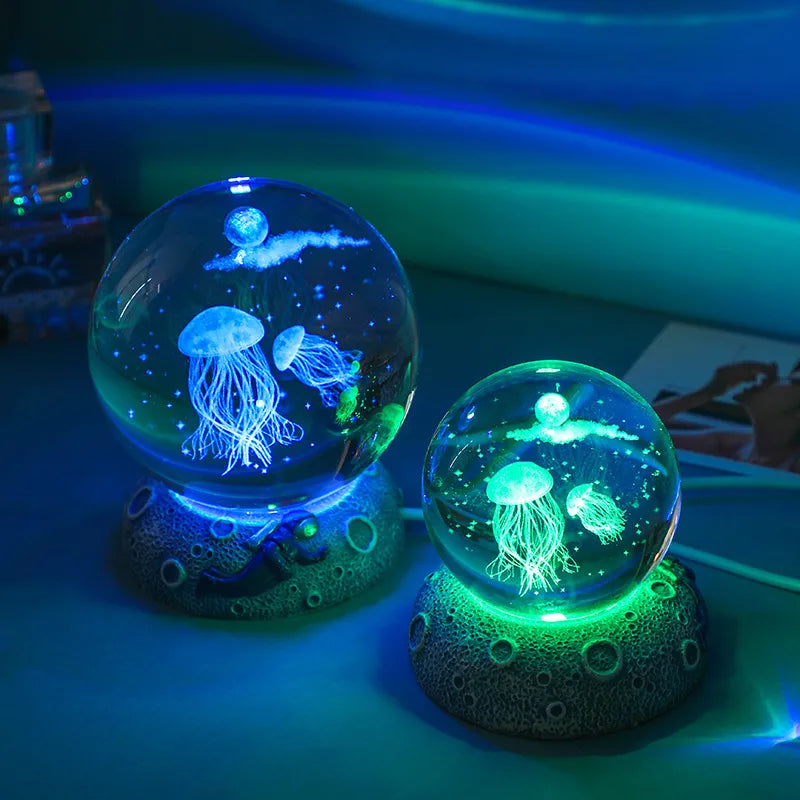 romantic simple style fish artificial crystal indoor