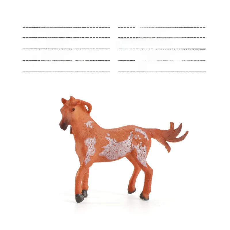simulation mini farm poultry chicken duck goose cow gold small animal miniature model sand table ornaments wholesale