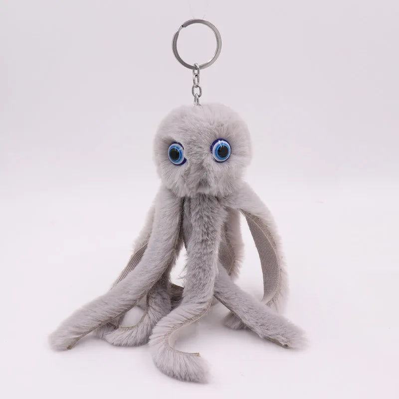 Simple Style Classic Style Solid Color Imitate rex rabbit fur Women's Keychain