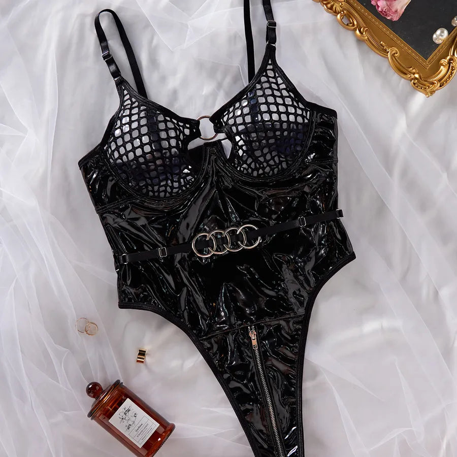 Lady Sexy Solid Color Sexy Lingerie Polyester Sexy Lingerie Sets Lingerie & Pajamas