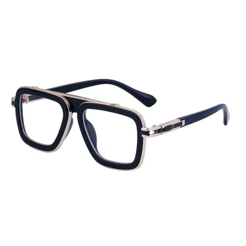 Casual Elegant Lady Solid Color Pc Square Full Frame Men's Sunglasses