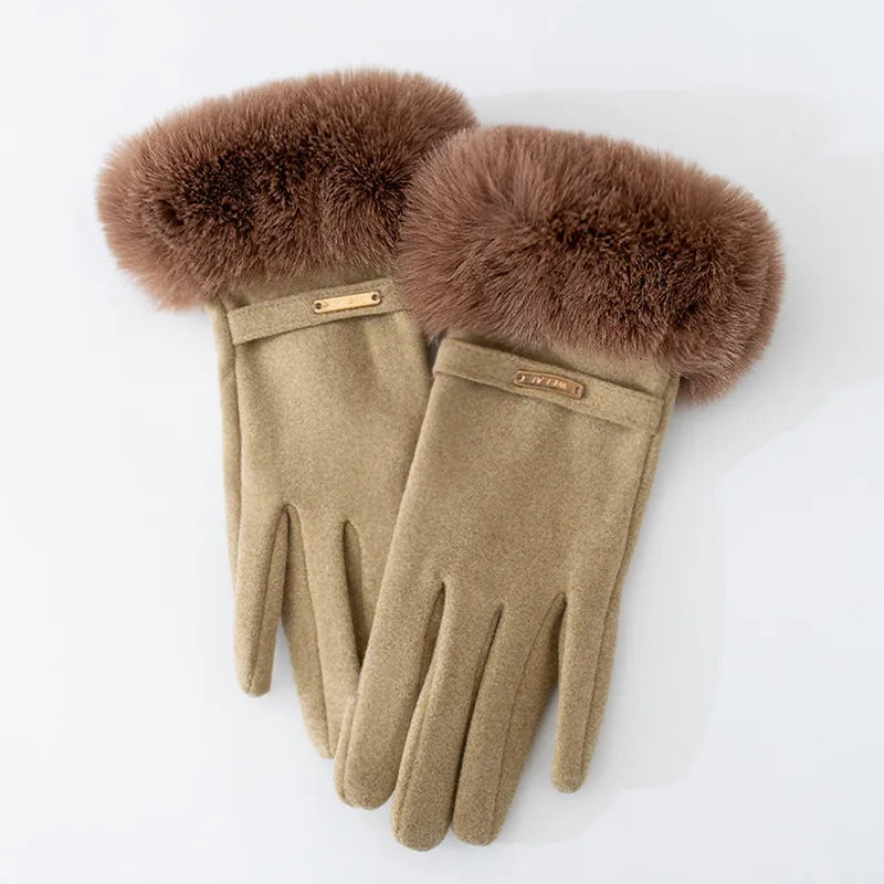 Women's Casual Elegant Simple Style Solid Color Gloves