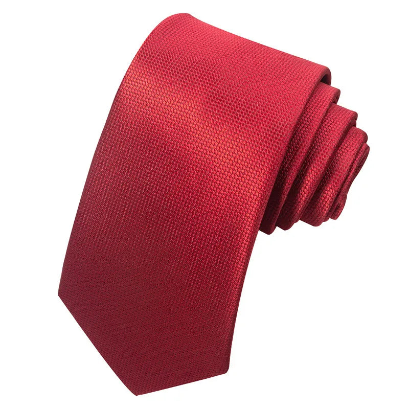 business formal solid color cashew nuts flower polyester yarn men's tie