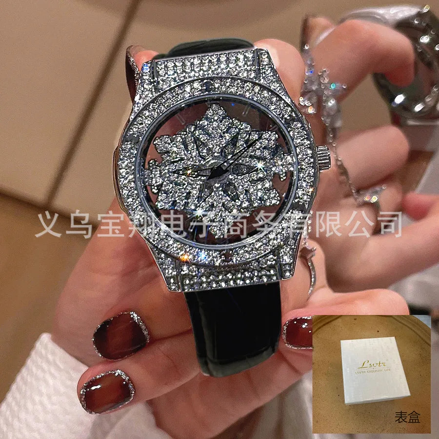 Simple Style Classic Style Solid Color Buckle Quartz Women's Watches