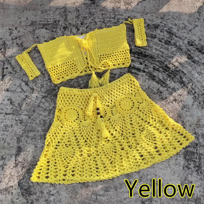 women's vacation solid color cover ups