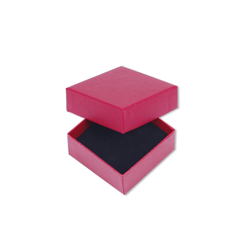 casual solid color pu leather jewelry boxes 1 piece
