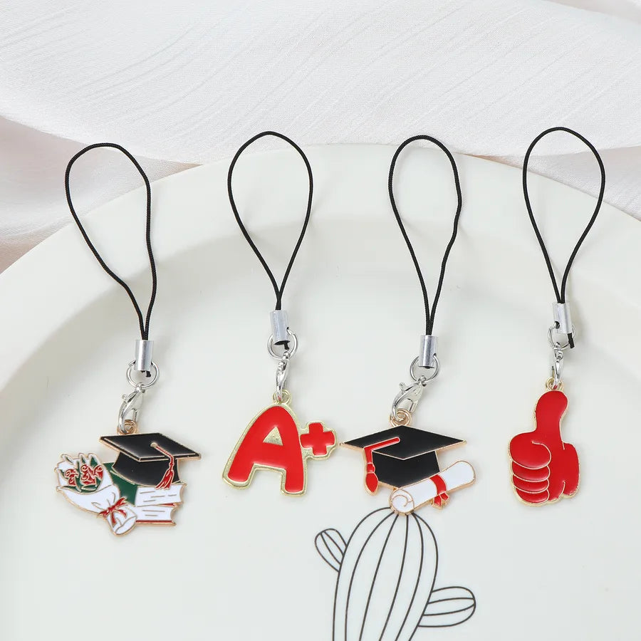 Simple Style Classic Style Letter Alloy Asymmetrical Keychain