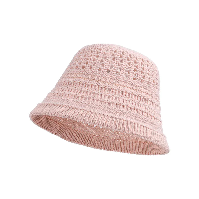 Women's Casual Style Basic Solid Color Eaveless Bucket Hat