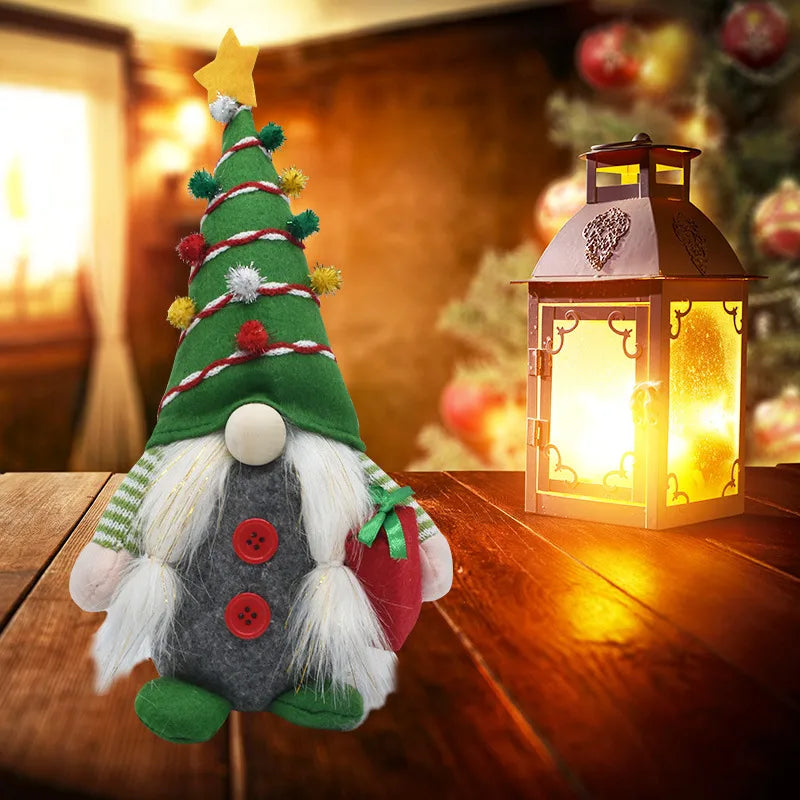Christmas Geometric Party Rudolph Doll